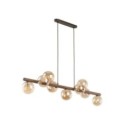 Lampa wisząca TK-Lighting ESTERA TKL11097  Lampa sufitowa kolor - brązowy - bursztynowy styl Glamour