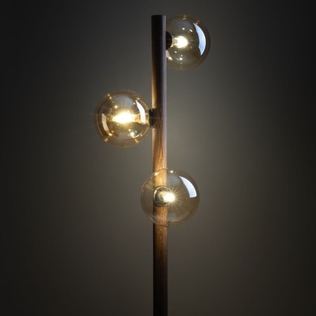 Lampa podłogowa TK-Lighting ESTERA TKL16151 kolor - brązowy - bursztynowy styl Glamour