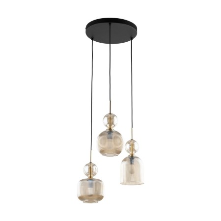 Lampa wisząca TK-Lighting SOPHIA TKL11041  Lampa sufitowa kolor - czarny - koniak styl Glamour