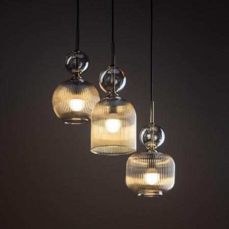 Lampa wisząca TK-Lighting SOPHIA TKL11041  Lampa sufitowa kolor - czarny - koniak styl Glamour