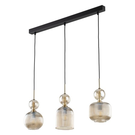 Lampa wisząca TK-Lighting SOPHIA TKL11042  Lampa sufitowa kolor - czarny - koniak styl Glamour