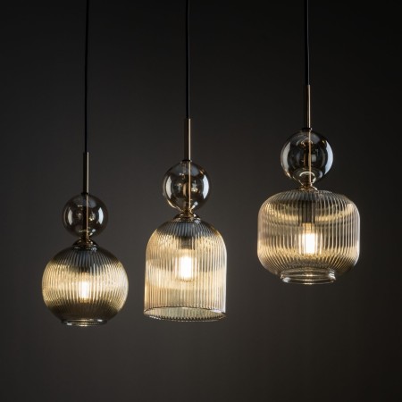 Lampa wisząca TK-Lighting SOPHIA TKL11042  Lampa sufitowa kolor - czarny - koniak styl Glamour