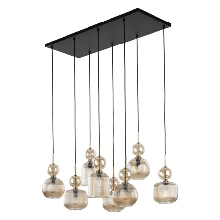 Lampa wisząca TK-Lighting SOPHIA TKL11045  Lampa sufitowa kolor - czarny - koniak styl Glamour
