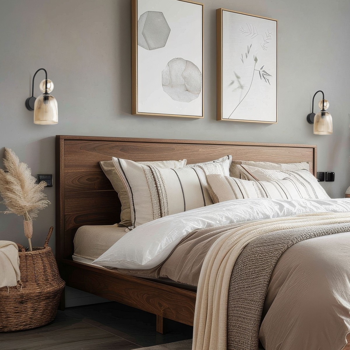 Kinkiet TK-Lighting SOPHIA TKL11140  Lampa ścienna kolor - czarny - koniak styl Glamour