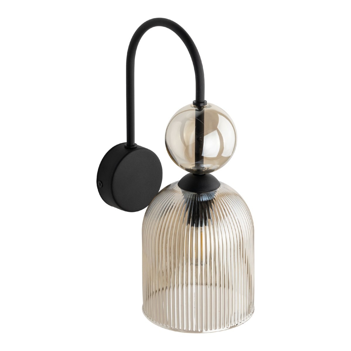 Kinkiet TK-Lighting SOPHIA TKL11140  Lampa ścienna kolor - czarny - koniak styl Glamour