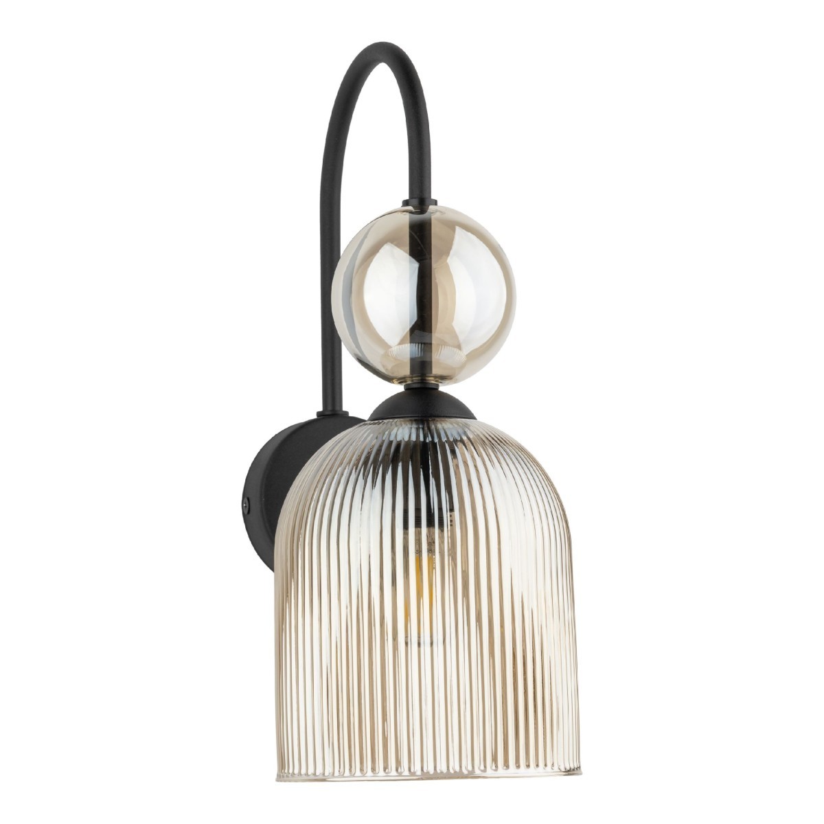 Kinkiet TK-Lighting SOPHIA TKL11140  Lampa ścienna kolor - czarny - koniak styl Glamour