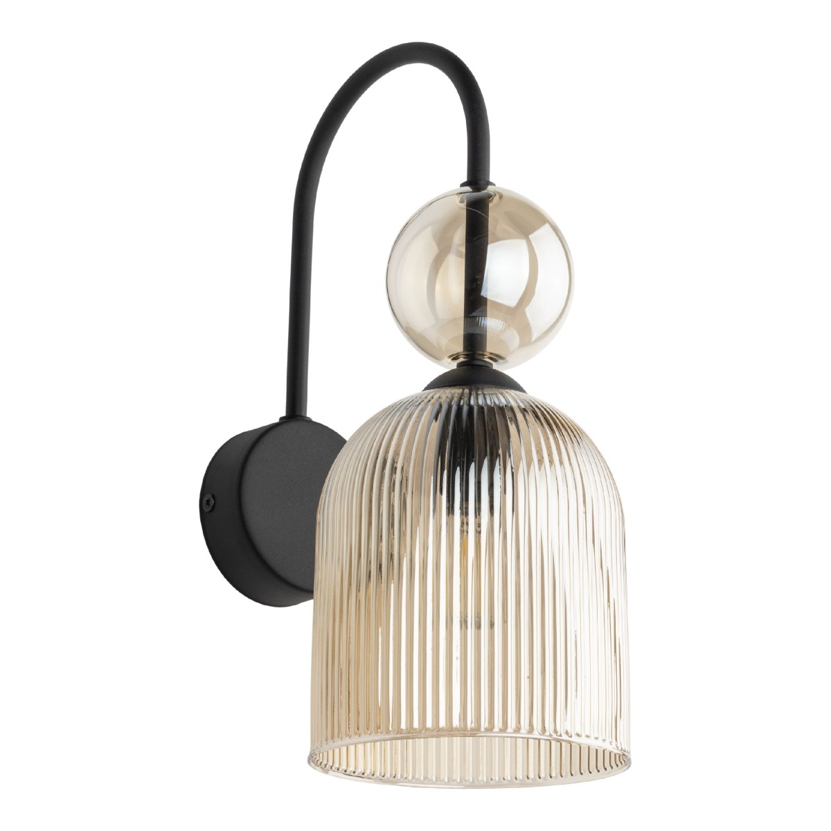 Kinkiet TK-Lighting SOPHIA TKL11140  Lampa ścienna kolor - czarny - koniak styl Glamour
