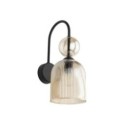 Kinkiet TK-Lighting SOPHIA TKL11140  Lampa ścienna kolor - czarny - koniak styl Glamour