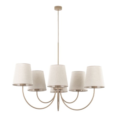 Lampa wisząca TK-Lighting CANDI TKL11072  Lampa sufitowa kolor - beżowy styl Klasyczny