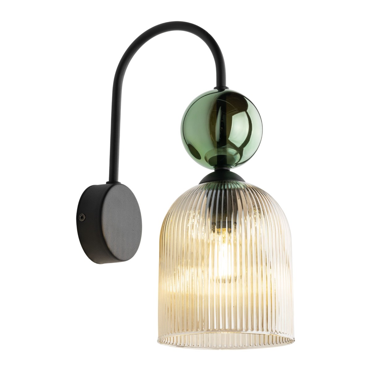 Kinkiet TK-Lighting SOPHIA TKL11143 kolor - czarny - zielony styl Glamour