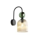 Kinkiet TK-Lighting SOPHIA TKL11143 kolor - czarny - zielony styl Glamour