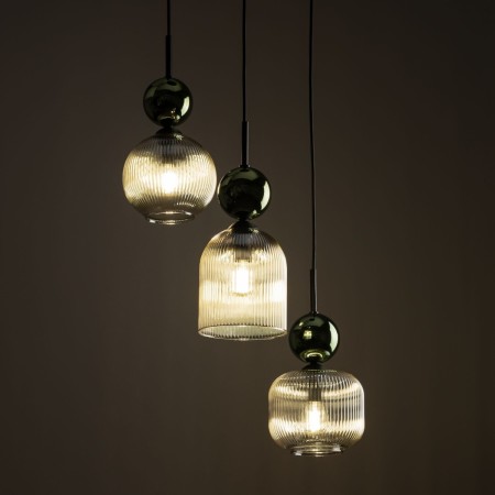Lampa wisząca TK-Lighting SOPHIA TKL11148  Lampa sufitowa kolor - czarny - zielony styl Glamour