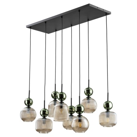 Lampa wisząca TK-Lighting SOPHIA TKL11151  Lampa sufitowa kolor - czarny - zielony styl Glamour