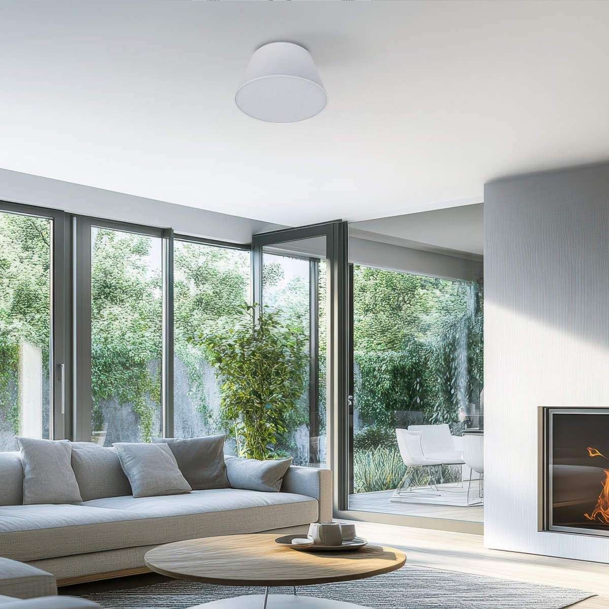 Lampa sufitowa TK-Lighting FORMO TKL11204 kolor - biały styl Nowoczesny