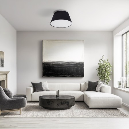 Lampa sufitowa TK-Lighting FORMO TKL11206 kolor - biały - czarny styl Nowoczesny