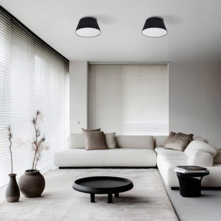 Lampa sufitowa TK-Lighting FORMO TKL11207 kolor - biały - czarny styl Nowoczesny