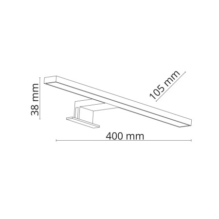 Kinkiet TK-Lighting LEITO TKL6352  Lampa ścienna kolor - czarny - biały styl Klasyczny