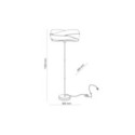 Lampa podłogowa TK-Lighting TERRA TKL6985 kolor - czarny styl Nowoczesny