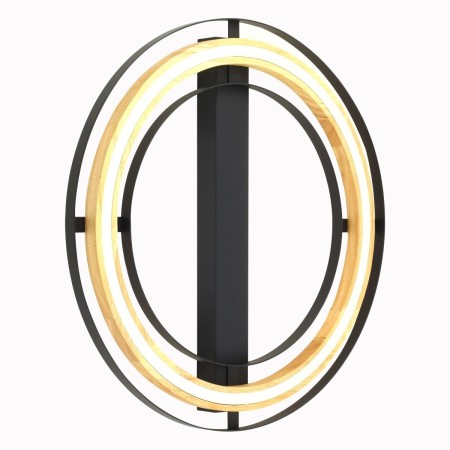 Lampa sufitowa TK-Lighting RIL TKL1422  Lampa ścienna kolor - czarny - dąb styl Nowoczesny