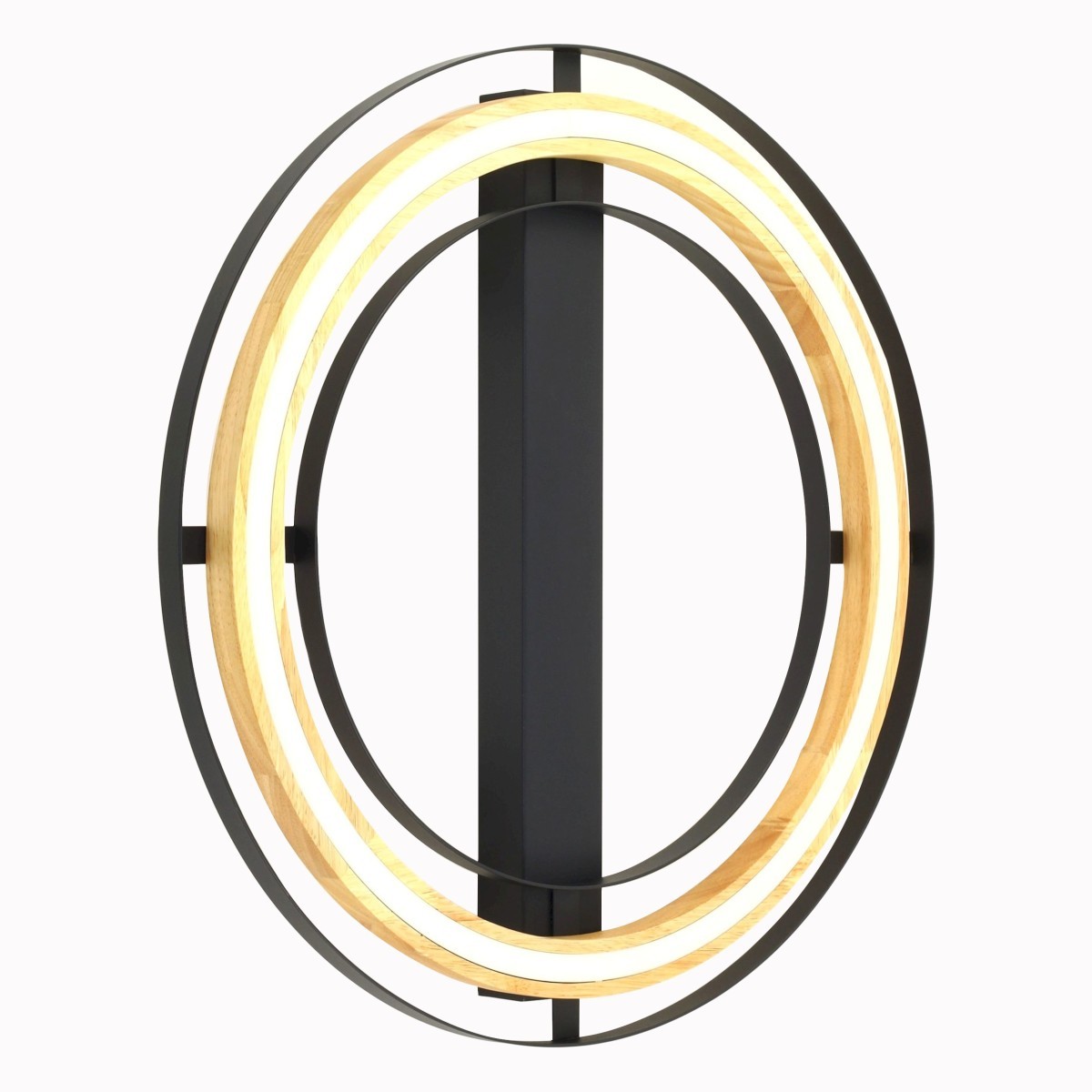 Lampa sufitowa TK-Lighting RIL TKL1422  Lampa ścienna kolor - czarny - dąb styl Nowoczesny