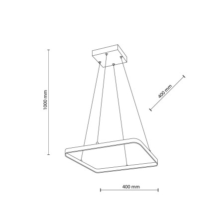 Lampa wisząca TK-Lighting LIMA TKL6368 kolor - złoty - biały styl Nowoczesny