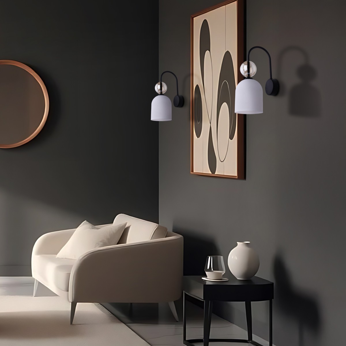 Kinkiet TK-Lighting SOPHIA TKL11587 kolor - biały styl Glamour