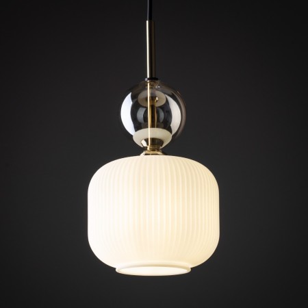 Lampa wisząca TK-Lighting SOPHIA TKL11589  Lampa sufitowa kolor - czarny - złoty styl Glamour