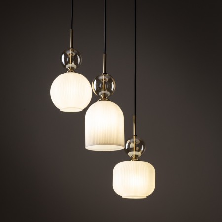 Lampa sufitowa TK-Lighting SOPHIA TKL11592  Lampa wisząca kolor - czarny - złoty styl Glamour