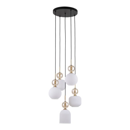 Lampa wisząca TK-Lighting SOPHIA TKL11593  Lampa sufitowa kolor - czarny - złoty styl Glamour