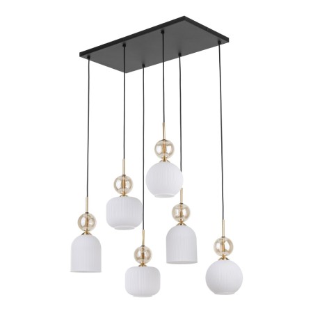 Lampa wisząca TK-Lighting SOPHIA TKL11594  Lampa sufitowa kolor - czarny - złoty styl Glamour