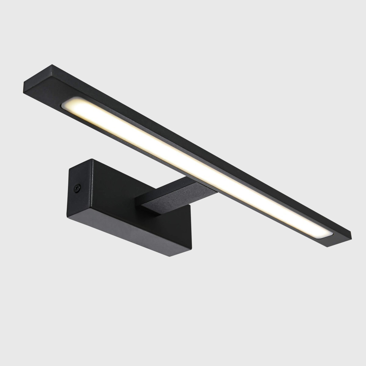 Light Prestige GS-LWB-12W/3 BK Isla kinkiet czarny średni z IP44 3000K