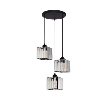 Light Prestige LP-2383/3P BK Lampa wisząca Galactico czarna 3xE27