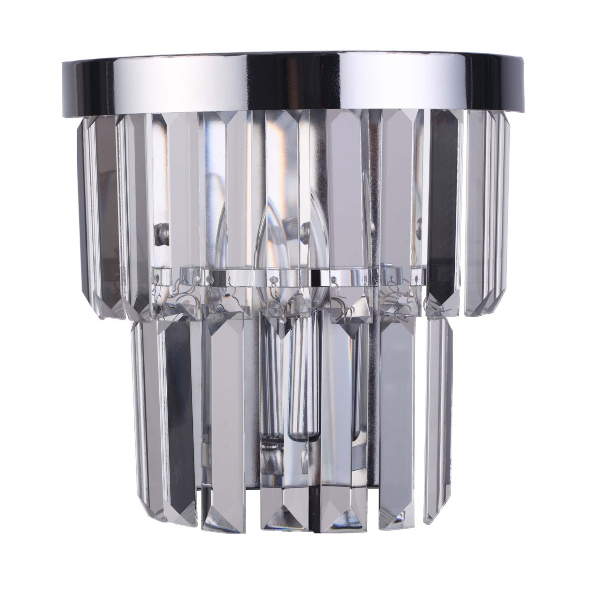 Light Prestige LP-2910/1W S CH Kinkiet Vetro srebrny 1xE14