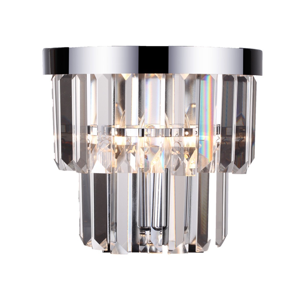 Light Prestige LP-2910/1W S CH Kinkiet Vetro srebrny 1xE14