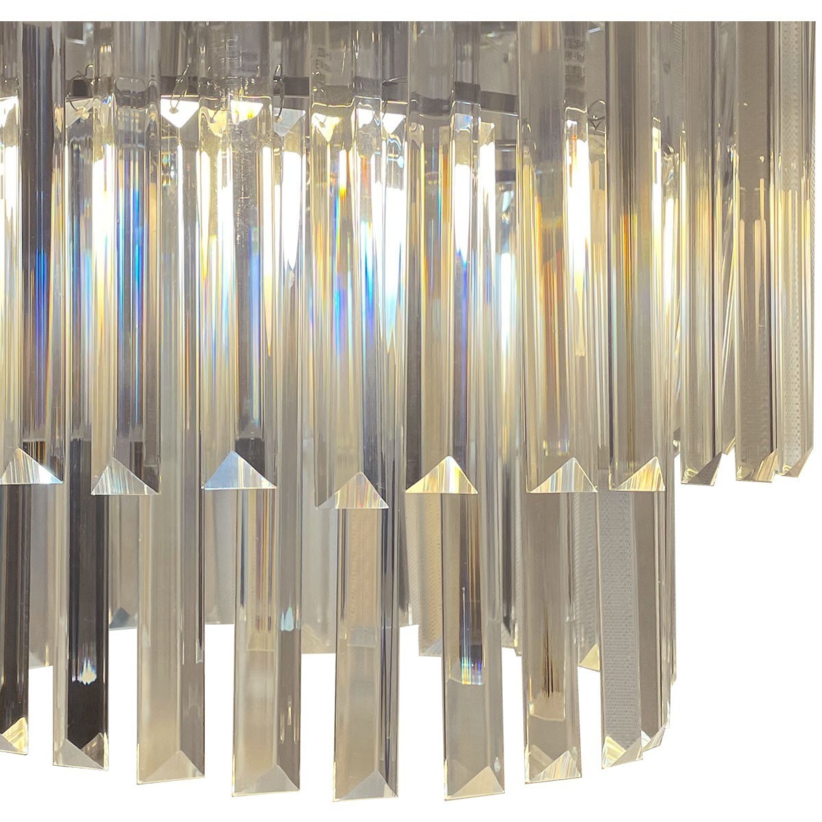 Light Prestige LP-2910/4C CH Plafon Vetro 4 srebrny 4xE14