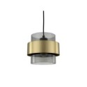 Light Prestige LP-866/1P SM/GD Lampa wisząca Miele dymna 1xE27