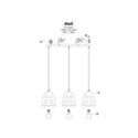 Light Prestige LP-126/3L Lampa wisząca Melt 3xE27