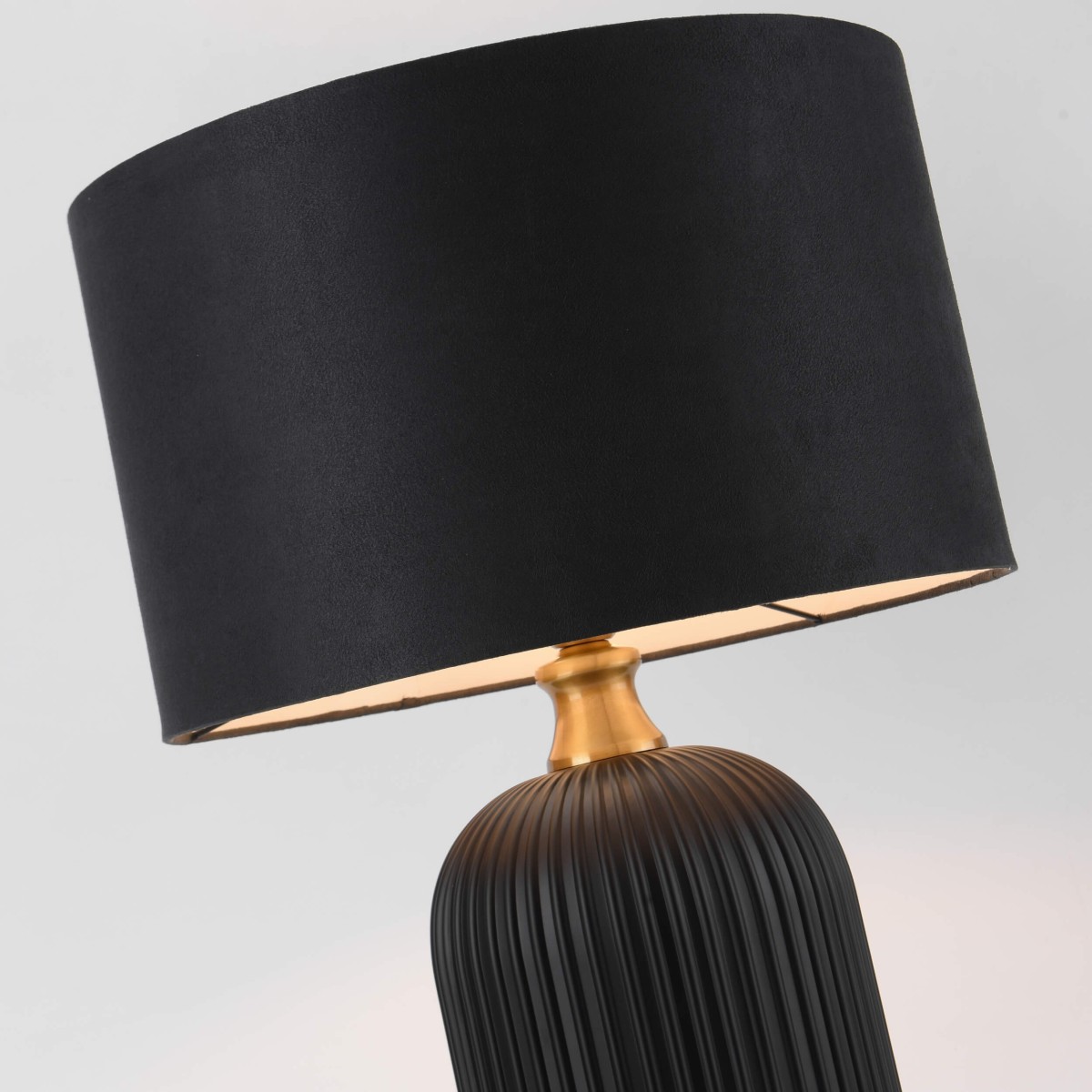 Light Prestige LP-1515/1T big black Lampa stołowa Tamiza 65 cm czarna 1xE27