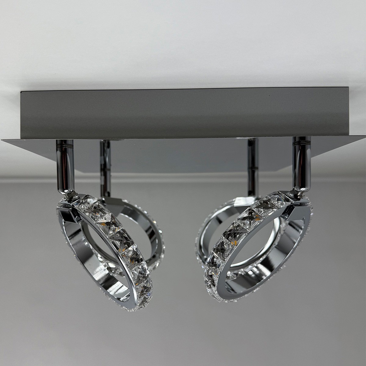 Light Prestige LP-1864/4C Plafon Carrara srebrny LED 3000K