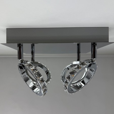 Light Prestige LP-1864/4C Plafon Carrara srebrny LED 3000K