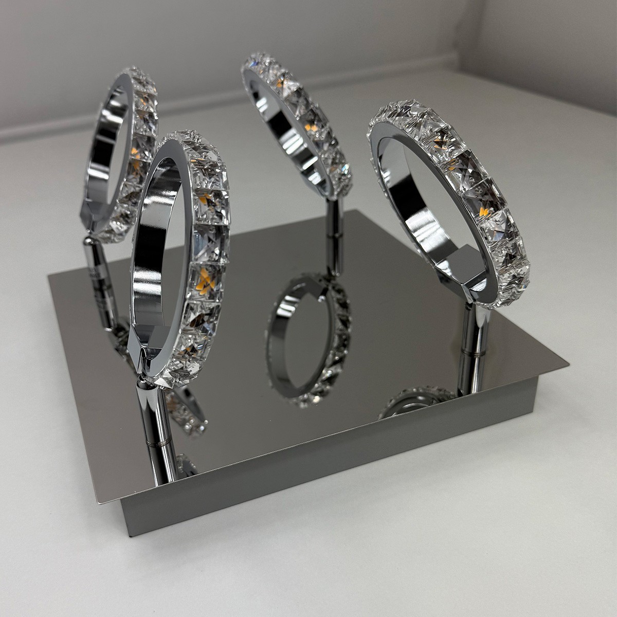 Light Prestige LP-1864/4C Plafon Carrara srebrny LED 3000K