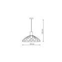 Light Prestige LP-1221/1P B BK Lampa wisząca Moderno czarna 1xGU10