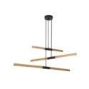 Light Prestige LP-2828/3P Lampa wisząca Lugano drewno LED 3000K