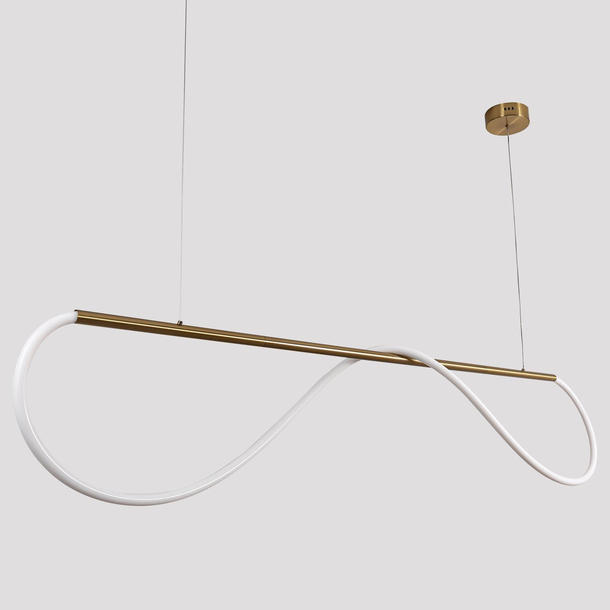 Light Prestige LP-2345/1P M GD Lampa wisząca Meleca M złota LED CCT