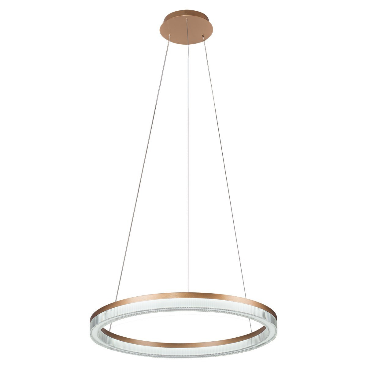 Light Prestige LP-033/1P S GD Cr Tria Lampa wisząca Midway Cristal Triangle złoto - transparentna LED CCT