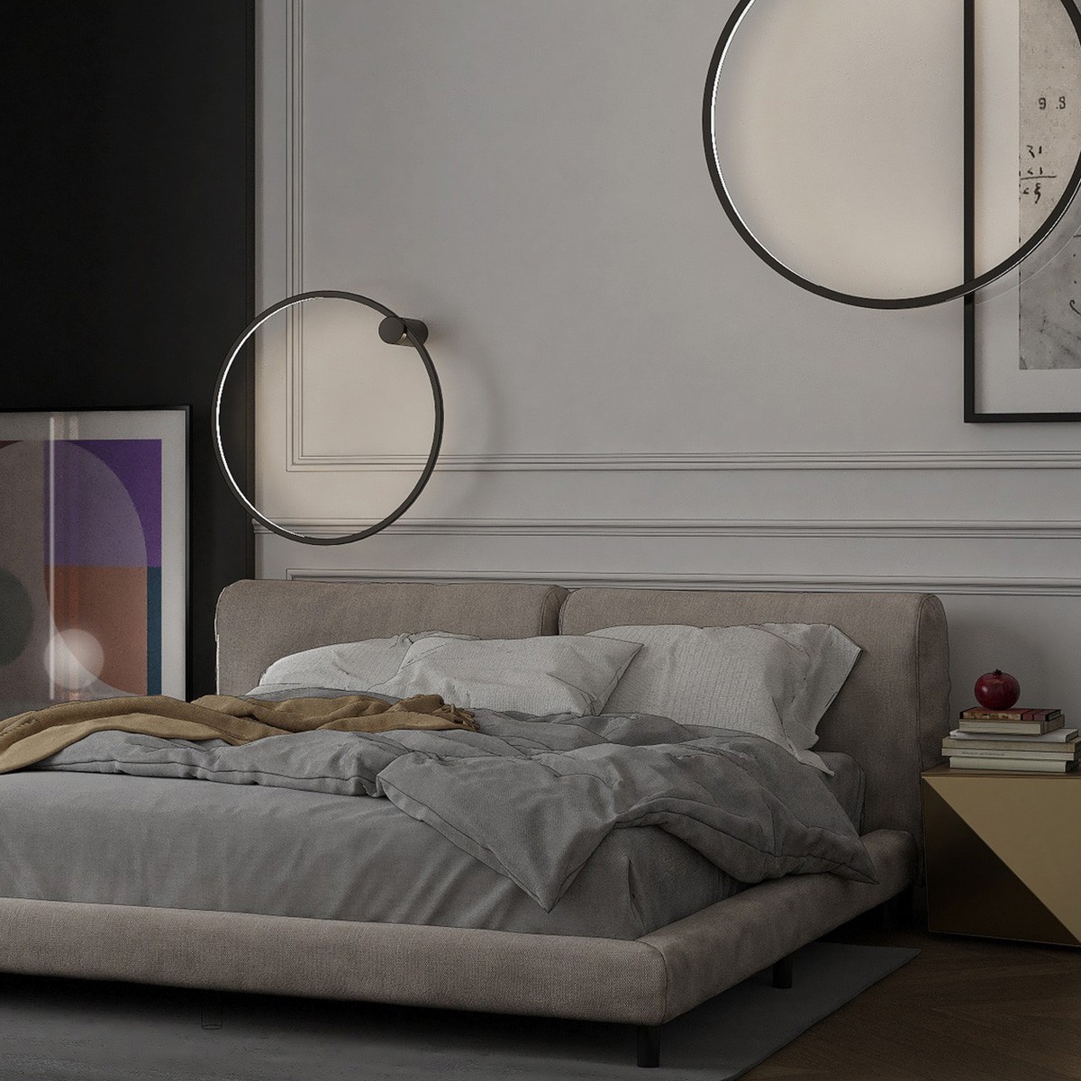 Light Prestige LP-999/1W L BK CCT Kinkiet Mirror L czarny IP44 LED CCT