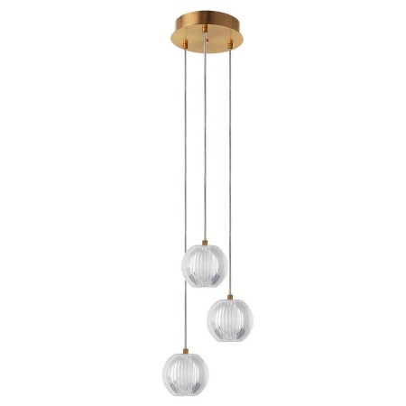 Light Prestige LP-3303/3P GD Lampa wisząca Brillant 3 złota LED CCT