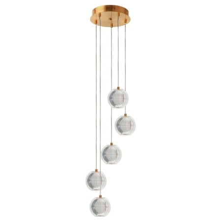 Light Prestige LP-3303/5P GD Lampa wisząca Brillant 5 złota LED CCT
