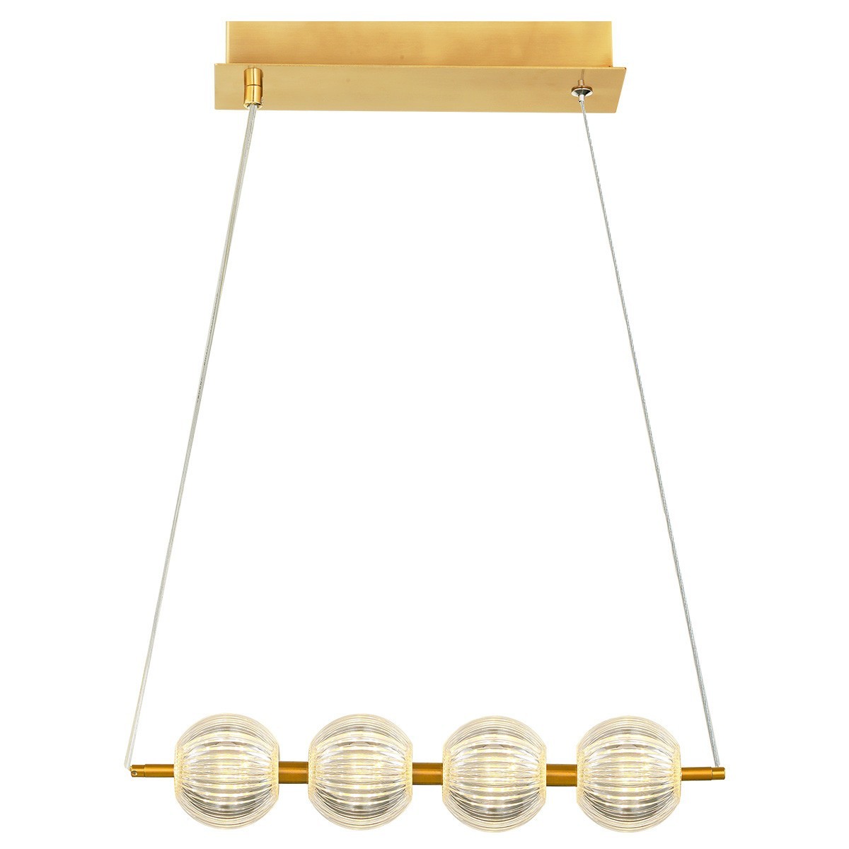 Light Prestige LP-3303/4L GD Lampa wisząca Brillant 4 złota LED CCT