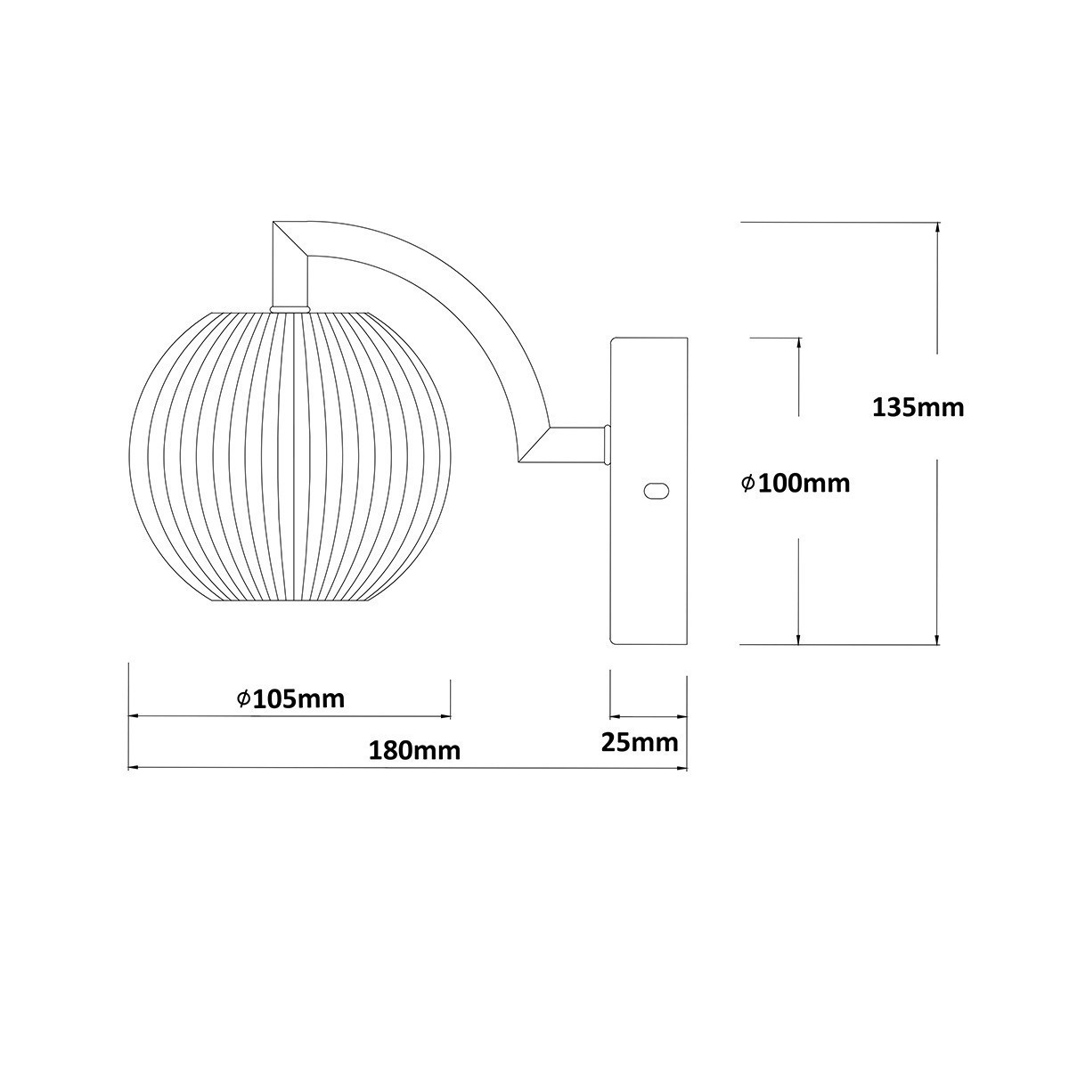 Light Prestige LP-3303/1W GD Kinkiet Brillant złoty LED CCT